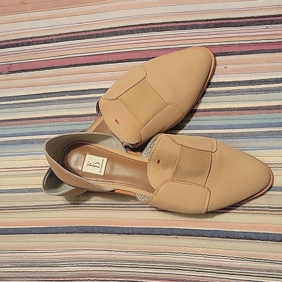 NWOT Leather and suede flat shoes by Ellen Degeneres size 8.5 - Picture 1 of 5